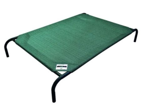 Coolaroo Elevated Knitted Fabric Cat & Dog Bed (Green) on Sale