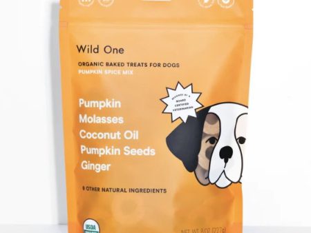 Wild One Organic Baked Dog Treats (Pumpkin Spice Mix) Online Hot Sale