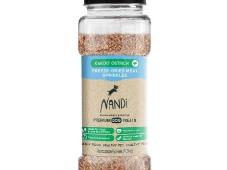 $10 ONLY: Nandi Freeze-Dried Meat Sprinkles (Karoo Ostrich) For Cheap