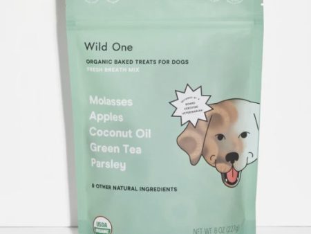 Wild One Organic Baked Dog Treats (Fresh Breath Mix) Sale