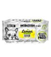 Absorb Plus Antibacterial Alcohol & Paraben Free Pet Wipes (Lemon, 80pcs) For Discount