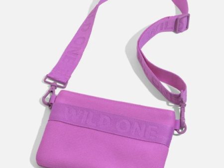 Wild One Recycled Knit Walking Treat Pouch (Orchid) Hot on Sale