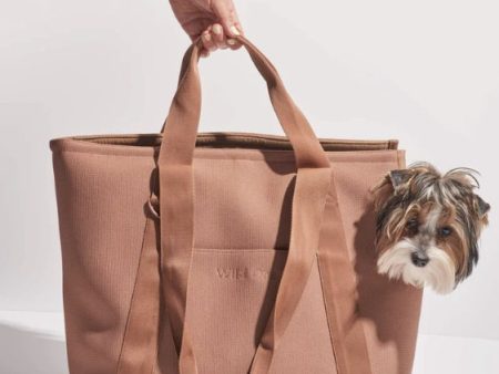 Wild One Recycled Knit Everyday Pet Carrier (Cocoa) Online Sale