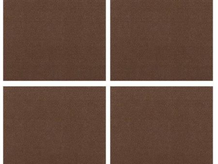 25% OFF: Triluc Non-Slip Washable & Water-Repellent Pet Mat (Brown 4-Piece) Online now