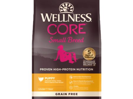 Wellness CORE Small Breed Grain Free Puppy Dry Dog Food (Deboned Turkey, Turkey Meal & Salmon Meal Recipe) Sale