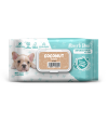 Absorb Plus Antibacterial Alcohol & Paraben Free Pet Wipes (Coconut, 80pcs) Supply