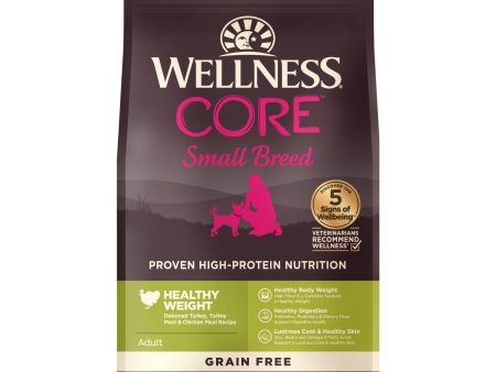 Wellness CORE Small Breed Healthy Weight Grain Free Dry Dog Food (Deboned Turkey, Turkey Meal & Chicken Meal Recipe) on Sale