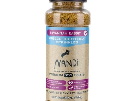 $10 ONLY: Nandi Freeze-Dried Meat Sprinkles (Savannah Rabbit) Online Hot Sale