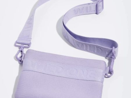 Wild One Recycled Knit Walking Treat Pouch (Lilac) Online Hot Sale