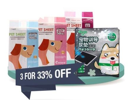 Cocoyo Pet Sheet Dog Pee Pad (3-Pack Saver Bundle) Fashion