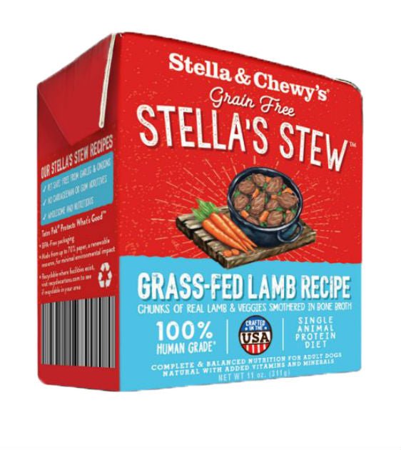 Stella & Chewy’s Grain Free Stews - Grass-Fed Lamb Dog Wet Food Online