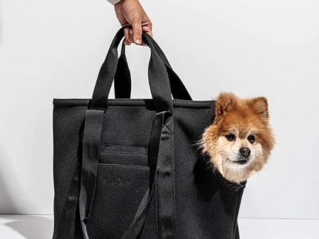 Wild One Recycled Knit Everyday Pet Carrier (Black) For Cheap