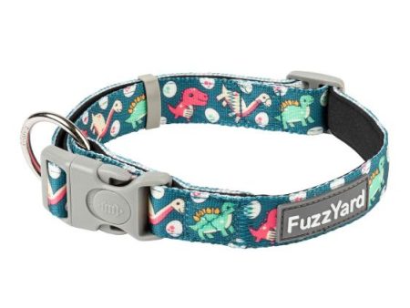 FuzzYard Dinosaur Land Dog Collar Online