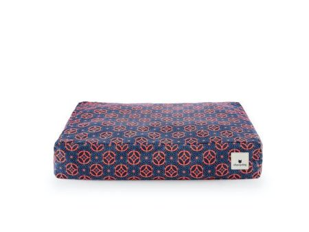 Ohpopdog Peranakan Inspired Baba Navy 150 Microbeads Dog Bed (Cover Only) Cheap