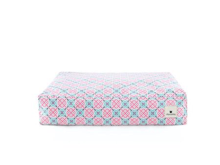 Ohpopdog Peranakan Inspired Bibik Pink 14 Microbeads Dog Bed Online Sale