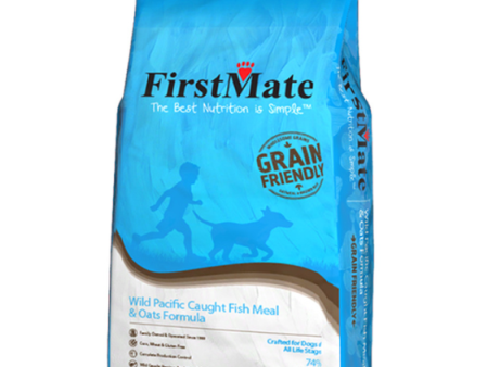 FirstMate Grain Friendly Wild Pacific Caught Fish Meal & Oats Formula Dry Dog Food Online Hot Sale