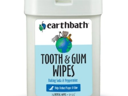 Earthbath Tooth & Gum Wipes for Dogs and Cats For Discount