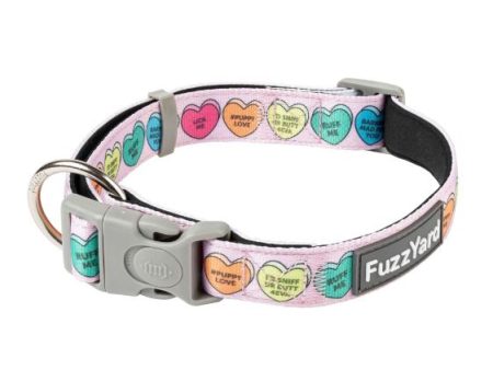 FuzzYard Candy Hearts Dog Collar Cheap