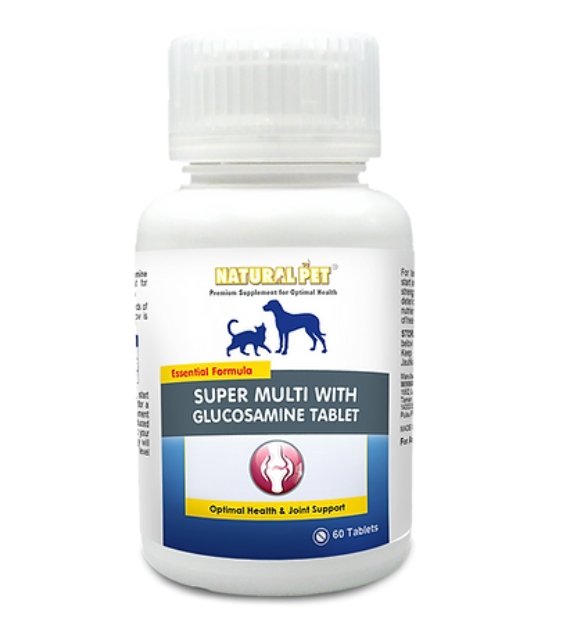 Natural Pet® Super Multi with Glucosamine Tablet Supplement for Cats & Dogs For Sale