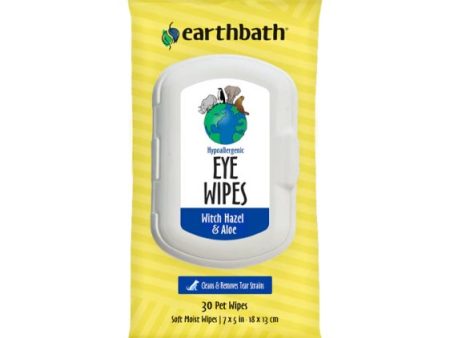 Earthbath Hypoallergenic Eye Wipes for Dogs and Cats Online now