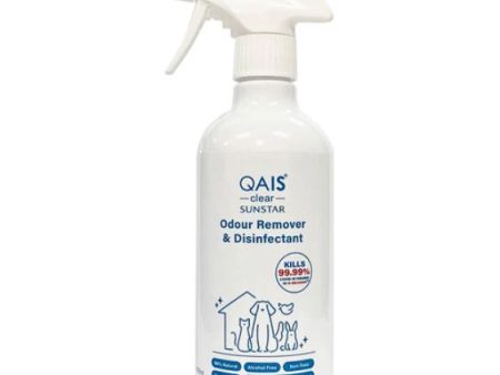 Sunstar QAIS Clear Natural Odour Remover & Disinfectant Spray For Human & Pets Supply