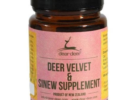 Dear Deer Velvet & Sinew Dog Supplements (100 Tablets) Online Hot Sale