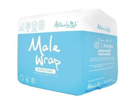 Altimate Pet Antibacterial Disposable Male Wrap For Dogs For Cheap